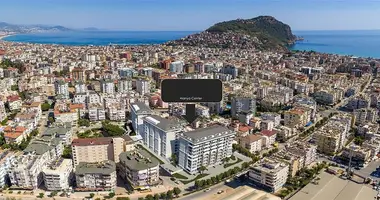 Penthouse 3 pokoi z Balkon, z Klimatyzator, z parking w Alanya, Turcja