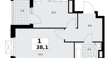 Appartement 1 chambre dans poselenie Sosenskoe, Fédération de Russie