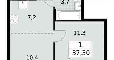 2 room apartment in poselenie Sosenskoe, Russia