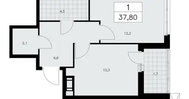 Appartement 1 chambre dans Krasnoye Selo, Fédération de Russie