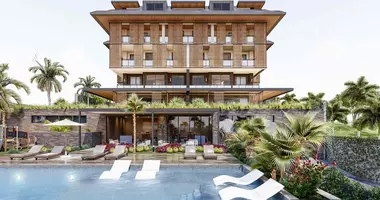Penthouse 4 Zimmer mit Balkon, mit Klimaanlage, mit Parken in Alanya, Türkei