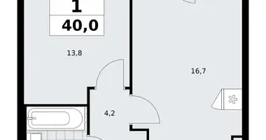 Appartement 1 chambre dans poselenie Sosenskoe, Fédération de Russie