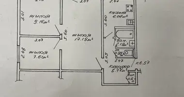 Wohnung 3 zimmer in Minsk, Weißrussland