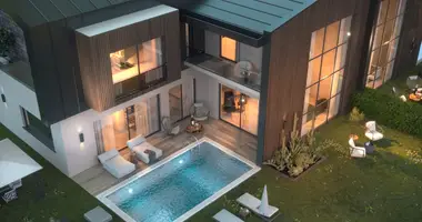 Villa 4 chambres avec Balcon, avec Climatiseur, avec parkovka dans Doesemealti, Turquie