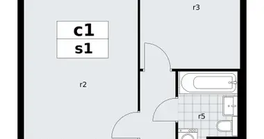 Apartamento 2 habitaciones en poselenie Sosenskoe, Rusia