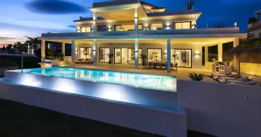 Casa 6 habitaciones con airea acondicionado, con vista al mar, con la piscina en Benahavis, España