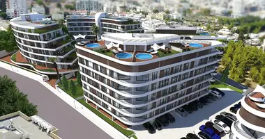 Penthouse 2 bedrooms with Air conditioner, with Sea view, with Mountain view in Girne (Kyrenia) District, Northern Cyprus