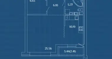 Apartamento 1 habitación en Minsk, Bielorrusia