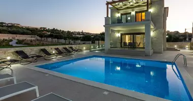 Villa 5 chambres avec Fenêtres double vitrage, avec Balcon, avec Meublesd dans almyrida, Grèce