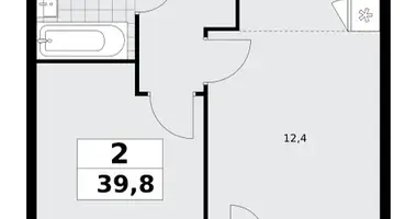 Appartement 2 chambres dans poselenie Sosenskoe, Fédération de Russie