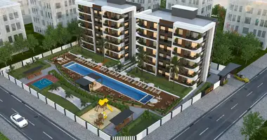 Mieszkanie 1 pokój z balkon, z winda, z klimatyzacja w Aksu, Turcja