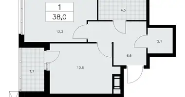 Appartement 1 chambre dans Krasnoye Selo, Fédération de Russie