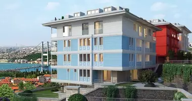 Penthouse 5 Zimmer mit Balkon, mit Klimaanlage, mit Meerblick in Ueskuedar, Türkei