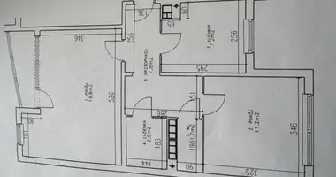 Apartamento 2 habitaciones en Varsovia, Polonia