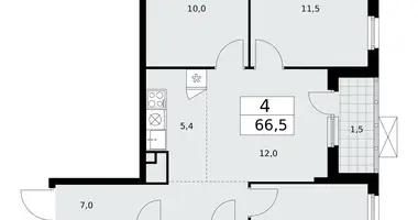 Appartement 4 chambres dans poselenie Sosenskoe, Fédération de Russie