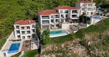 Villa 6 bedrooms with Furnitured, with Sea view, with Swimming pool in Rijeka-Rezevici, Montenegro