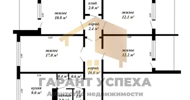 Apartamento 4 habitaciones en Brest, Bielorrusia