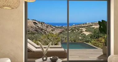 Villa 2 bedrooms with Sea view, with Swimming pool, with Mountain view in District of Chersonissos, Greece