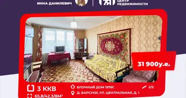 Mieszkanie 3 pokoi w Zodzinski sielski Saviet, Białoruś