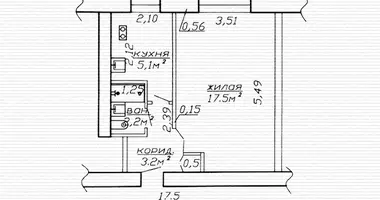 Appartement 1 chambre dans Babrouïsk, Bélarus