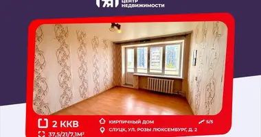 Apartamento 2 habitaciones en Slutsk, Bielorrusia