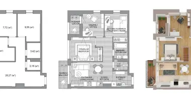 Apartamento 4 habitaciones en Minsk, Bielorrusia