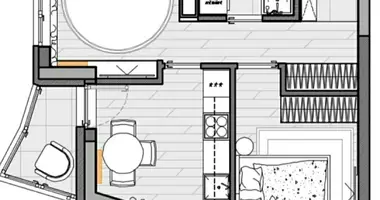 Apartamento 2 habitaciones en Minsk, Belarús