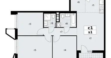 Apartamento 4 habitaciones en poselenie Sosenskoe, Rusia