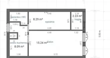 Mieszkanie 2 pokoi w Warszawa, Polska