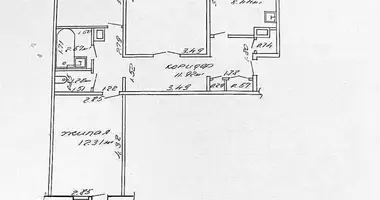 Apartamento 3 habitaciones en Gómel, Bielorrusia