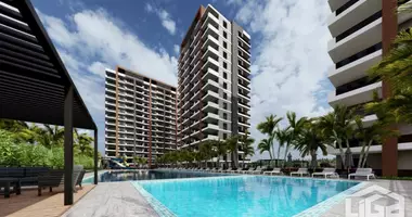 Apartamento 3 habitaciones con aparcamiento, con ascensor, con la piscina en Akdeniz, Turquía