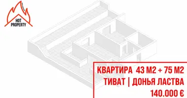 Apartamento 2 habitaciones en Tivat, Montenegro