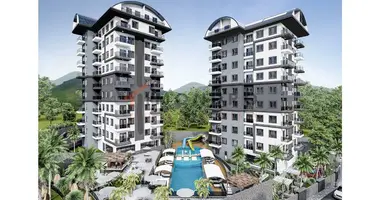 Apartamento 1 habitacion con balcón, con ascensor, con airea acondicionado en Incekum, Turquía