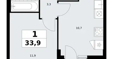 Apartamento 1 habitación en Kommunarka, Rusia