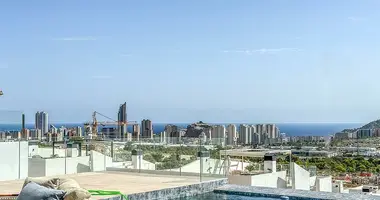 Villa 4 chambres avec Climatiseur, avec Vue sur la mer, avec parkovka dans Finestrat, Espagne