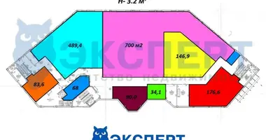 Nieruchomości komercyjne 2 000 m² w Mińsk, Białoruś