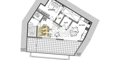 Penthouse 1 bedroom in Pietà, Malta