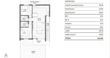 Bungalow Bungalow 3 habitaciones en San Miguel de Salinas, España