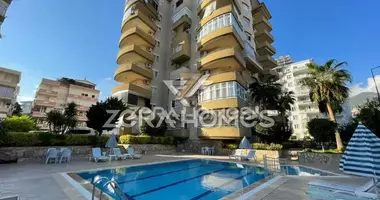 3 room apartment with furniture, with air conditioning, with swimming pool in Alanya, Turkey
