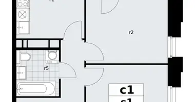 Appartement 2 chambres dans poselenie Sosenskoe, Fédération de Russie