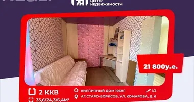 2 room apartment in Starabarysau, Belarus