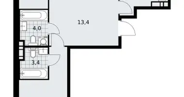 Appartement 3 chambres dans poselenie Sosenskoe, Fédération de Russie