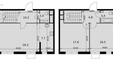 Appartement 3 chambres dans Razvilka, Fédération de Russie