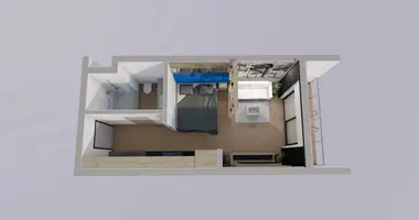 Wohnung 1 zimmer in Mezitli, Türkei