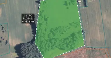 Plot of land in Vilnius, Lithuania