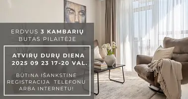 3 room apartment in Vilnius, Lithuania