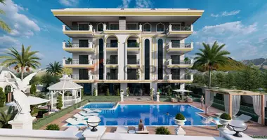 Apartamento 1 habitacion con balcón, con ascensor, con airea acondicionado en Alanya, Turquía