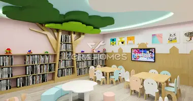 Apartamento 2 habitaciones con aparcamiento, con ascensor, con la piscina en Demirtas, Turquía