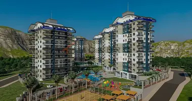 Mieszkanie 1 pokój z balkon, z winda, z klimatyzacja w Incekum, Turcja