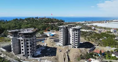1 room apartment with balcony, with elevator, with sea view in Demirtas, Turkey